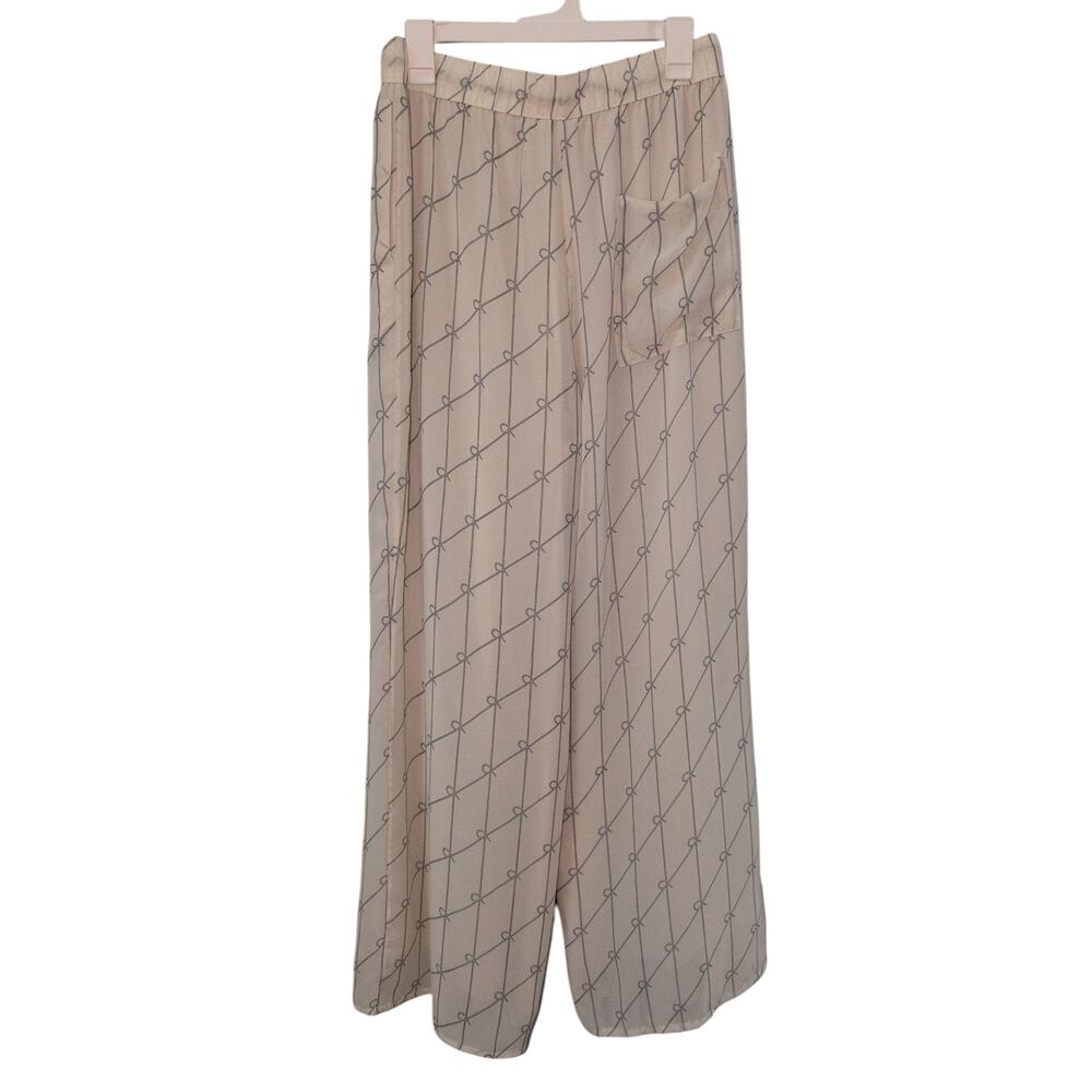 Calvin Klein Jeans Printed White Casual Trousers size medium - Picture 5 of 6